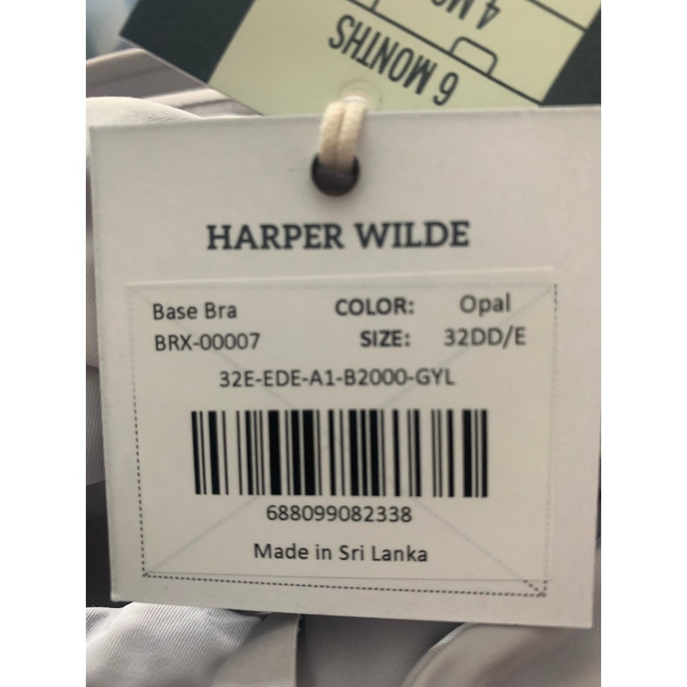 Harper Wilde Everyday T-Shirt‎ Bra Light Grey Padded Underwire Smooth 32E (DD) - Picture 8 of 9